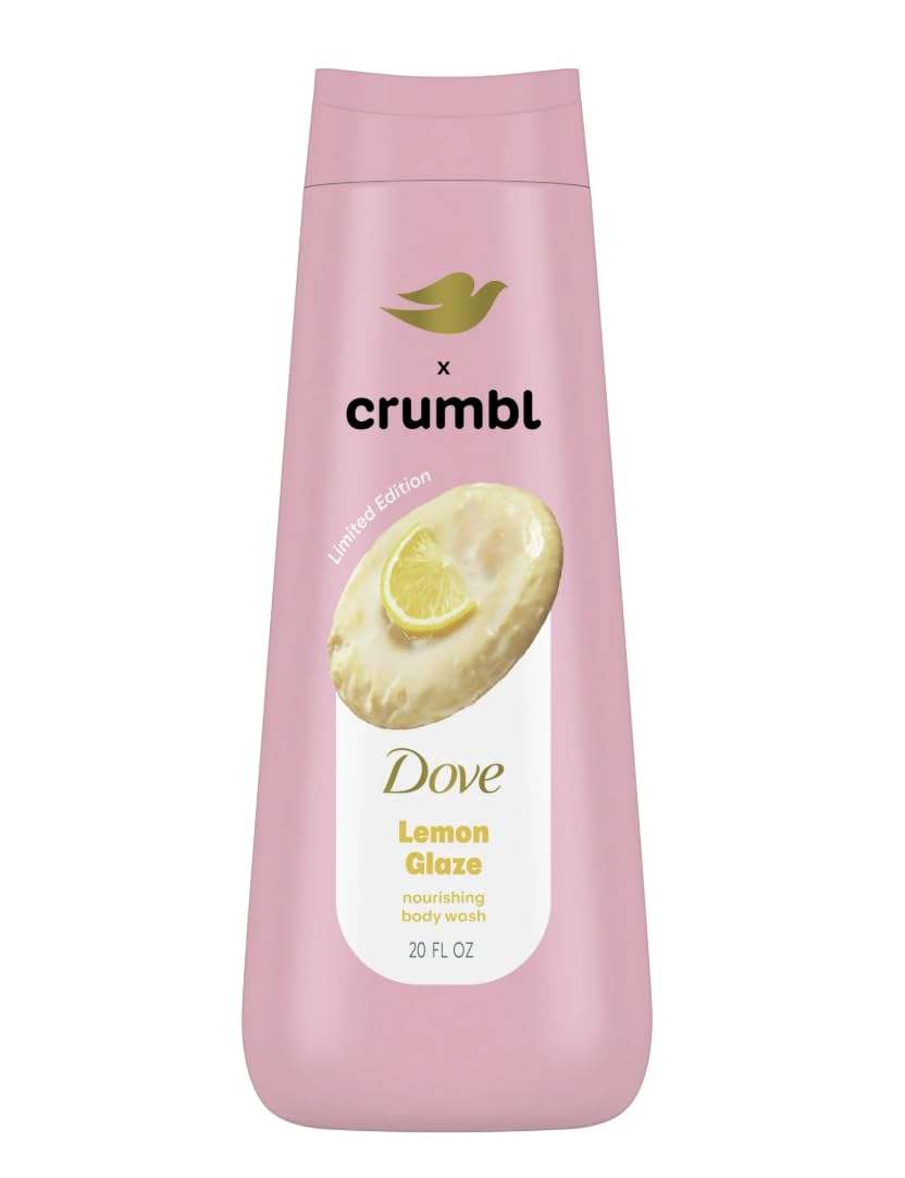 Dove x Crumbl Moisturizing Liquid Body Wash | Lemon Glaze | 20oz Wash Beauty & Personal Care Dove