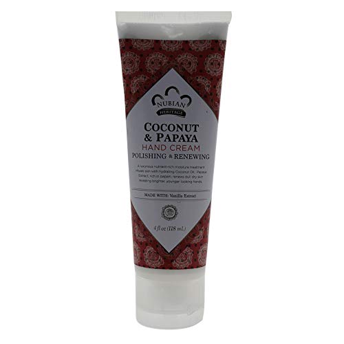 Nubian Heritage Hand Cream, Coconut Papaya, 4 Ounce Beauty & Personal Care Nubian Heritage