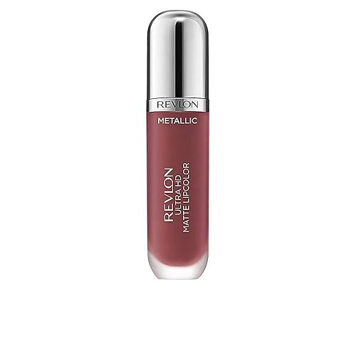 Revlon Ultra HD Metallic Matte Liquid Lipcolor, Liquid Lipstick, Shine 2 Fl Oz (Pack of 1) Beauty & Personal Care REVLON
