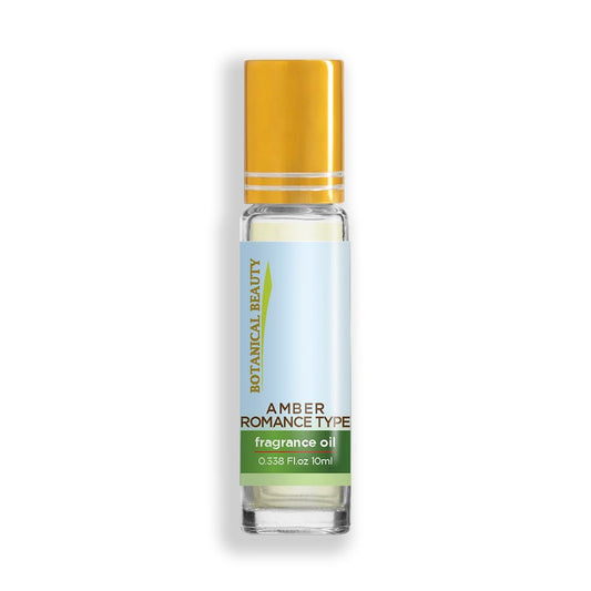 Botanical Beauty AMBER ROMANCE TYPE FRAGRANCE OIL ROLL-ON 0.338 FL OZ (10 ML) Rollerball Perfume, Alcohol-Free, Long Lasting Beauty & Personal Care Botanical Beauty