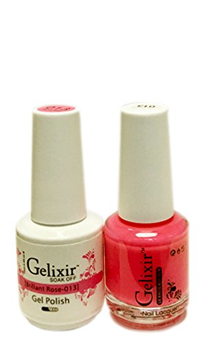 Gelixir matching color & nail laquer Brillant Rose -013 Beauty & Personal Care Gelixir