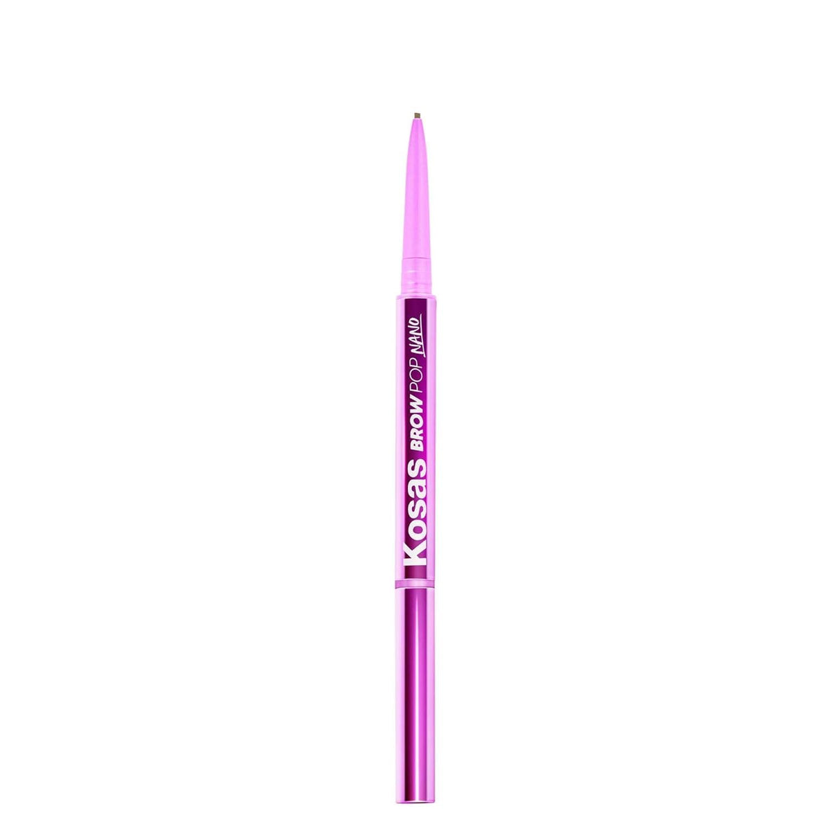 Kosas Brow Pop Nano Ultra-Fine 1mm Eyebrow Pencil with Spoolie, Taupe
