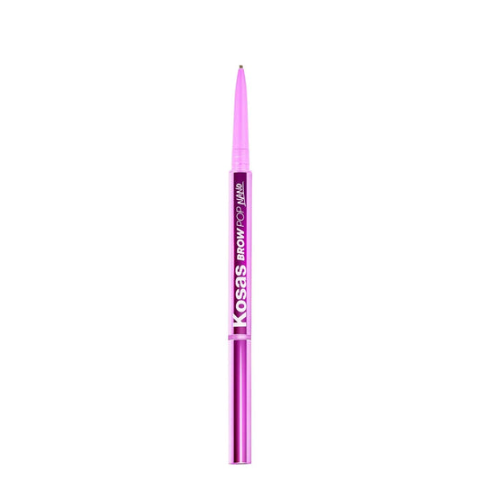 Kosas Brow Pop Nano Ultra-Fine 1mm Eyebrow Pencil with Spoolie, Taupe