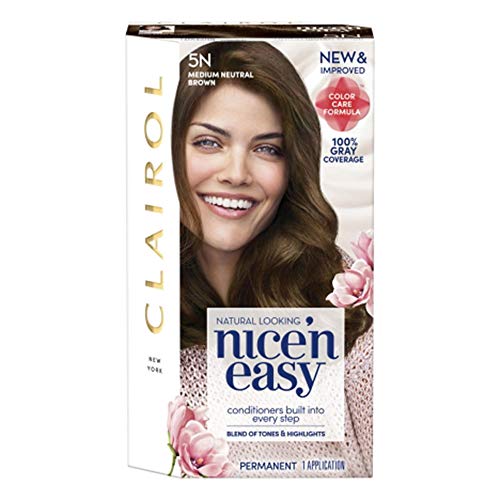 Clairol Nice'n Easy Permanent Hair Color Medium Natural Brown 5N (Pack of 12) Beauty & Personal Care Clairol
