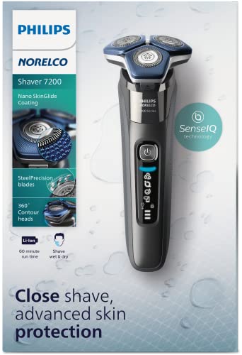 Philips Norelco Shaver 7200, Rechargeable Wet & Dry Electric Shaver with SenseIQ Technology and Pop-up Trimmer, S7887/82 Beauty & Personal Care Norelco
