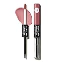 Revlon Liquid Lipstick with Clear Lip Gloss, ColorStay Overtime Lipcolor, Dual Ended with Vitamin E, 350 Bare Maximum, 0.07 Fl Oz Beauty & Personal Care REVLON