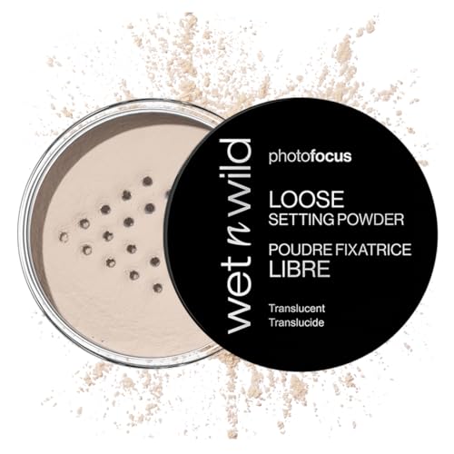 wet n wild Photo Focus Loose Baking Setting Powder, Highlighter Makeup, Fair to Medium & Tan Skin Tones - Translucent Beauty & Personal Care wet n wild