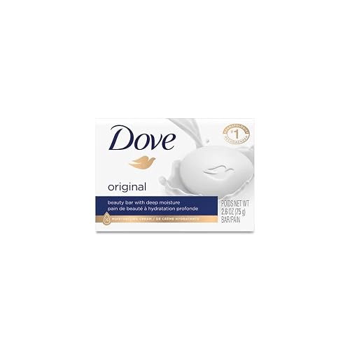 Dove White Travel Size Bar Soap With Moisturizing Cream 2.6 oz (Pack of 2) Beauty & Personal Care Dove