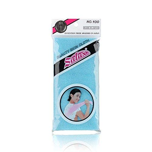 SALUX Nylon Japanese Beauty Skin Bath Wash Cloth/Towel - Blue Beauty & Personal Care SALUX