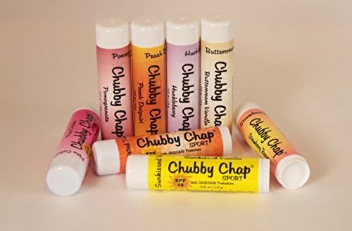 Chubby Chap - Three (3x) Large Jumbo Chapstick Natural Chapstick - 1/2 Ounce Lip Balm (Huckleberry) Beauty and Personal Care Chubby Chap