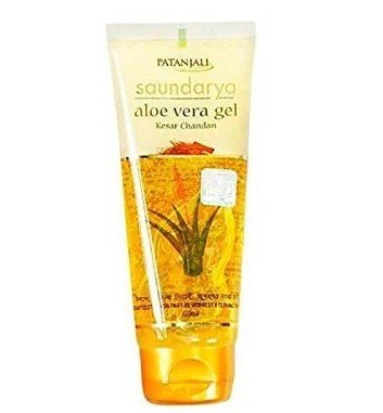 Patanjali Aloe Vera Gel Kesar Chandan (2 x 60 ml) Beauty & Personal Care patanjali