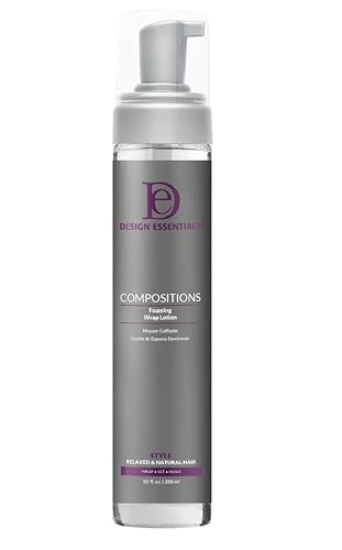 Design Essentials Compositions Foaming Wrap Lotion for All Hair Types. Create Wraps, Sets or Molds. Non Flaking, Detangling 288 ml Pump Bottle Beauty & Personal Care Design Essentials