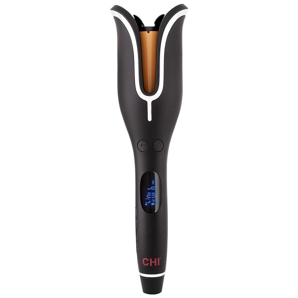 CHI Spin N Curl 1″ Ceramic Rotating Curling Iron, Adjustable Preset Heat Settings for All Hair Types, Salon-Quality Curls & Waves, Auto Shut-Off Beauty and Personal Care CHI Default Title