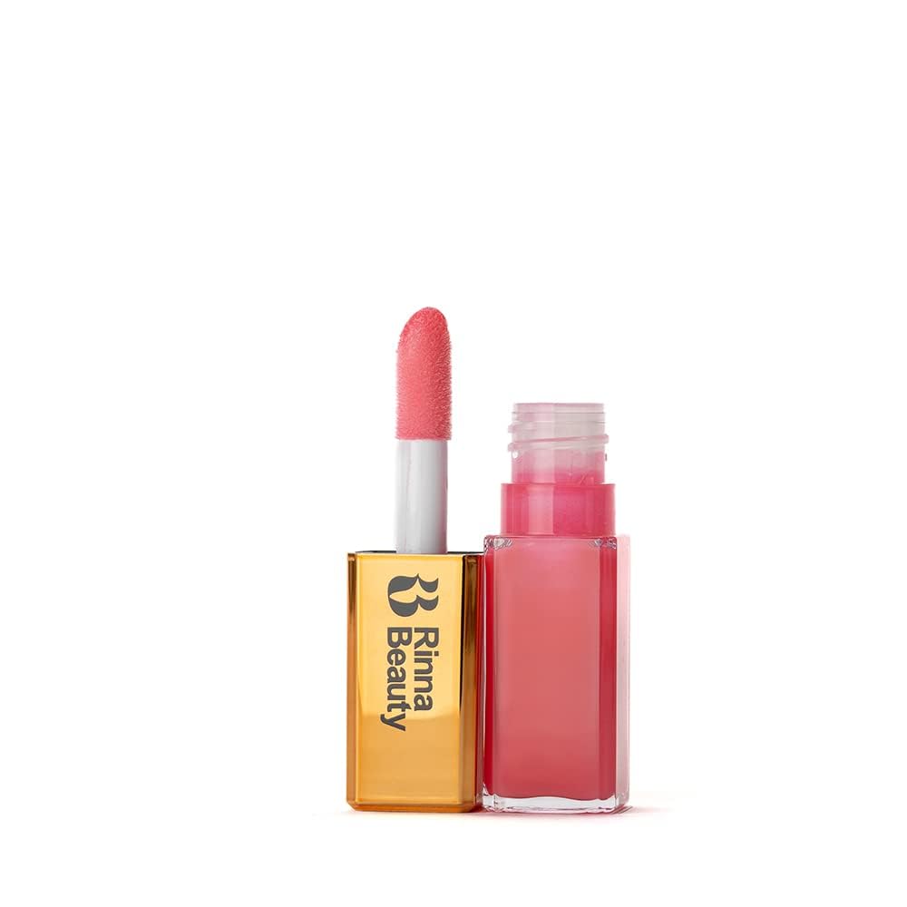Rinna Beauty Larger Than Life Lip Plumping Oil - Bright Bombshell - Moisturizes & Hydrates Lips - Natural Plumping Over Time - Vegan, Cruelty-Free, & Beauty & Personal Care Rinna Beauty