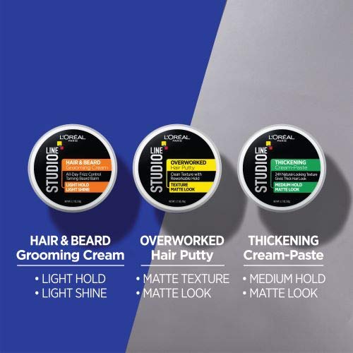 L'Oreal Paris Hair Care Studio Line Beard and Hair Cream, 1.7 Ounce Beauty & Personal Care L'Oreal Paris