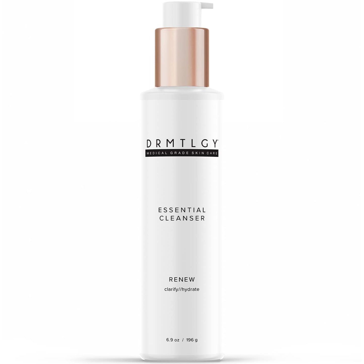 DRMTLGY Essential Facial Cleanser - Gentle Face Cleanser and Face Wash for Women and Men with Anti-Aging Peptides & Hyaluronic Acid. 6.9 fl oz Beauty & Personal Care DRMTLGY