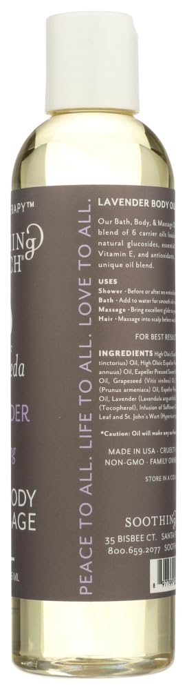 Soothing Touch Lavender Bath & Body Oil, 8 oz (Case of 6) Beauty & Personal Care Soothing Touch
