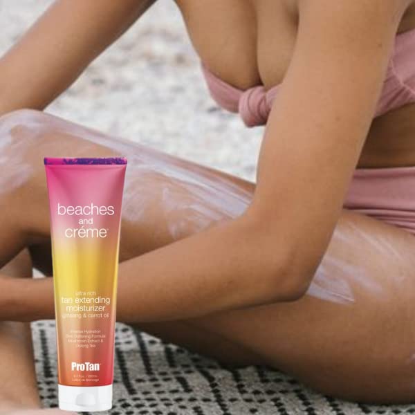Beaches & Creme Ultra Rich Tan Extending Moisturizer 9.5oz Beauty & Personal Care Pro Tan