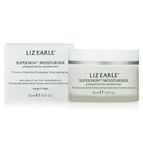 Liz Earle Superskin Moisturiser Original Unfragranced for Sensitive Skin 50ml Just Out! Beauty & Personal Care Liz Earle