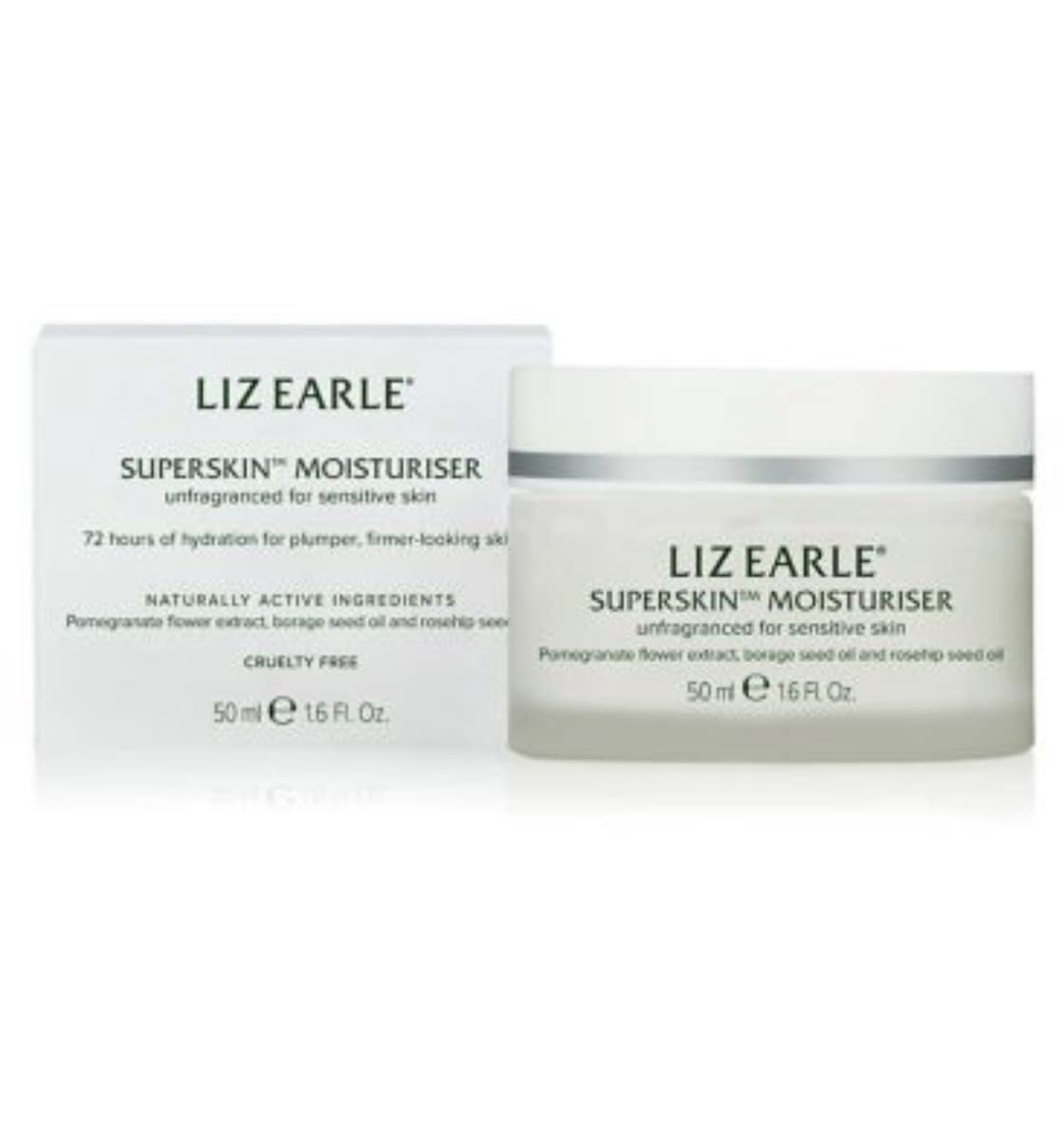 Liz Earle Superskin Moisturiser Original Unfragranced for Sensitive Skin 50ml Just Out! Beauty & Personal Care Liz Earle