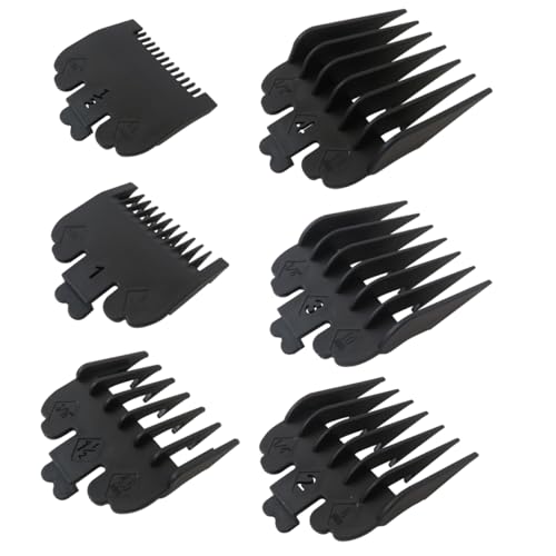WELURE 6Pcs Clipper Guards Set Compatible for Wa-hl MC2 MC3 Multi-Purpose 79607 Clipper Models - Black Beauty and Personal Care WELURE