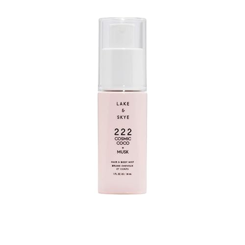 Lake & Skye 222 Cosmic Coco + Musk Hair & Body Mini Mist - Travel Size, Hydrating, Clean Musk - 1 fl oz Beauty & Personal Care Lake & Skye