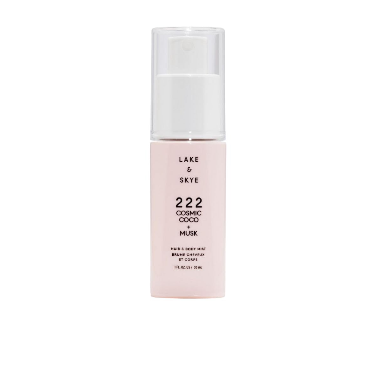 Lake & Skye 222 Cosmic Coco + Musk Hair & Body Mini Mist - Travel Size, Hydrating, Clean Musk - 1 fl oz Beauty & Personal Care Lake & Skye
