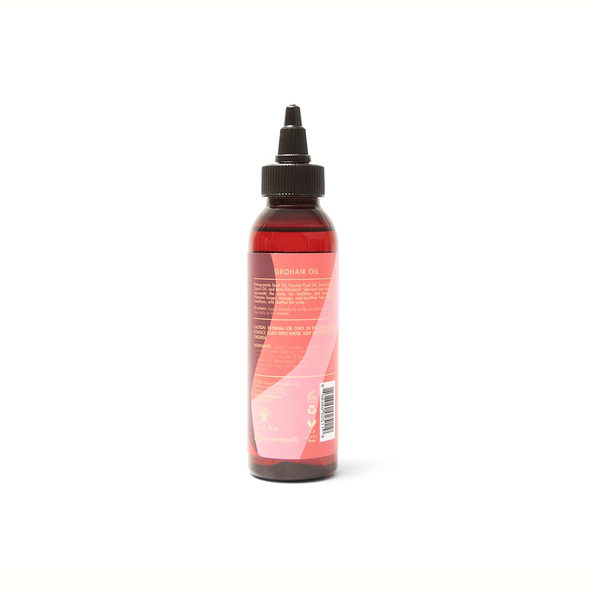 As I Am Long and Luxe GroHair Oil - 4 ounce - Rejuvenate the scalp - Promote hair retention - Enriched with Pomegranate and Passion Fruit Beauty & Personal Care As I Am