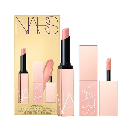 NARS Afterglow Lipstick & Mini Liquid Blush Duo, Orgasm/Sex Appeal, 2 Piece Set Beauty & Personal Care NARS