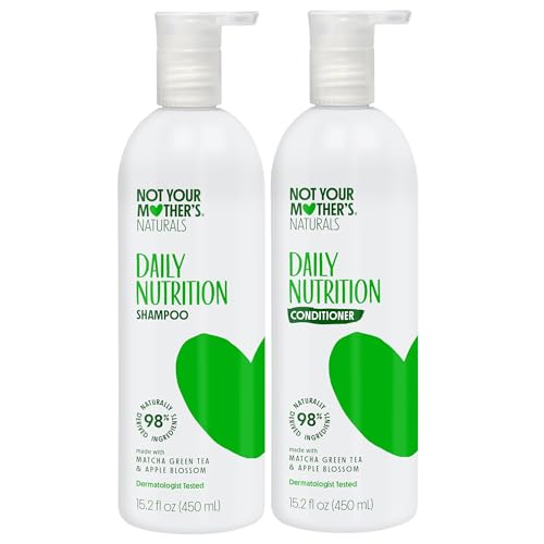Not Your Mother's Naturals Essential Nourish Shampoo & Conditioner Set - 15.2 fl oz - Sulfate-Free Hair Products - Matcha Green Tea & Apple Blossom Beauty & Personal Care Not Your Mother's