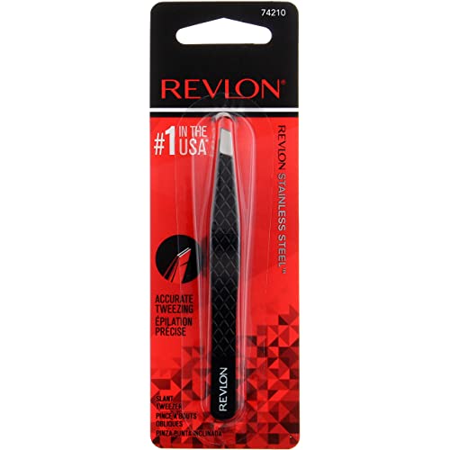 Revlon Expert Tweezer, Slant Tip 1 ea (Pack of 10) Beauty & Personal Care REVLON