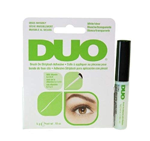 Duo Brush-On Striplash Adhesive White/Clear 0.18 Ounce (5.3ml) (3 Pack) Beauty & Personal Care DUO