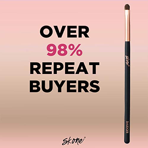 Skone Cosmetics | Professional Grade Makeup Brush | Eye Shadow | Eyebrows | Primer | Smudger | Nylon Brush (Smudger Brush) Beauty & Personal Care Skone