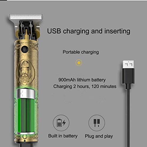 ZUIAI Electric Hair Clipper Rechargeable Shaver Beard trimmer Professional Hair Trimmer Cordless Men Hair Cutting Machine Beard Beauty and Personal Care ZUIAI