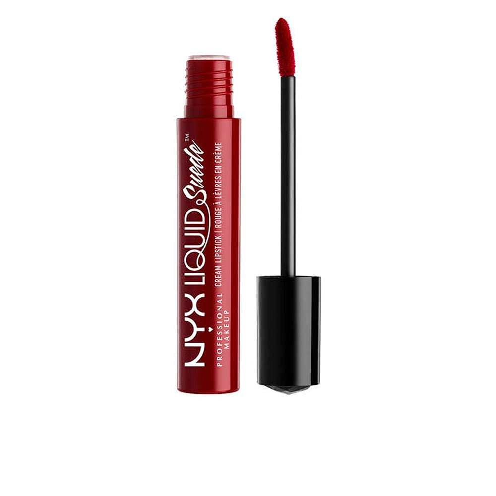 NYX PROFESSIONAL MAKEUP Liquid Suede Cream Lipstick - Cherry Skies (Deep Wine Red) Beauty & Personal Care NYX PROFESSIONAL MAKEUP