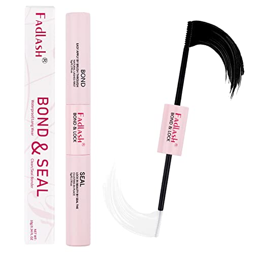 Lash Bond and Seal Cluster Lashes Glue DIY Lash Extension Kit Lash Clusters Glue Individual Lashes Strong Hold 48-72 Hours DIY Eyelash Extension Kit Beauty & Personal Care FADLASH