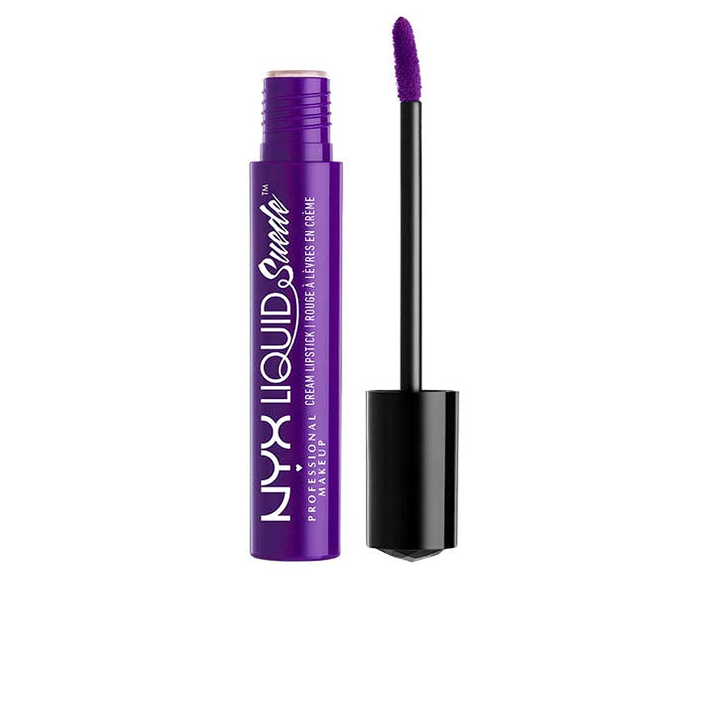 NYX PROFESSIONAL MAKEUP Liquid Suede Cream Lipstick - Amethyst (Deep Neon Purple) Beauty & Personal Care NYX PROFESSIONAL MAKEUP