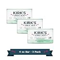Kirk's Natural Original Coco Castile Soap with Aloe Vera, Pack of 3 Beauty & Personal Care Kirk's