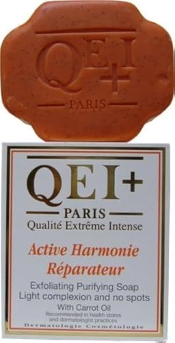 QEI+ PARIS ACTIVE HARMONIE REPARATEUR EXFOLIATING PURIFYING SOAP WITH CARROT OIL 200ml by QEI+ Beauty & Personal Care QEI+