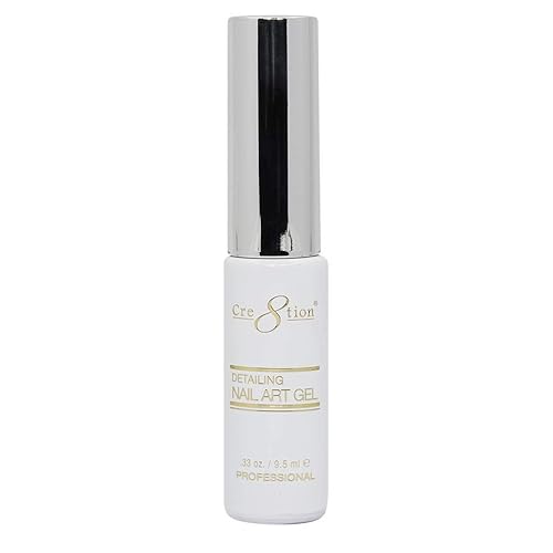 Cre8tion Detailing Nail Art Gel Striper (02 White) Beauty & Personal Care Cre8tion