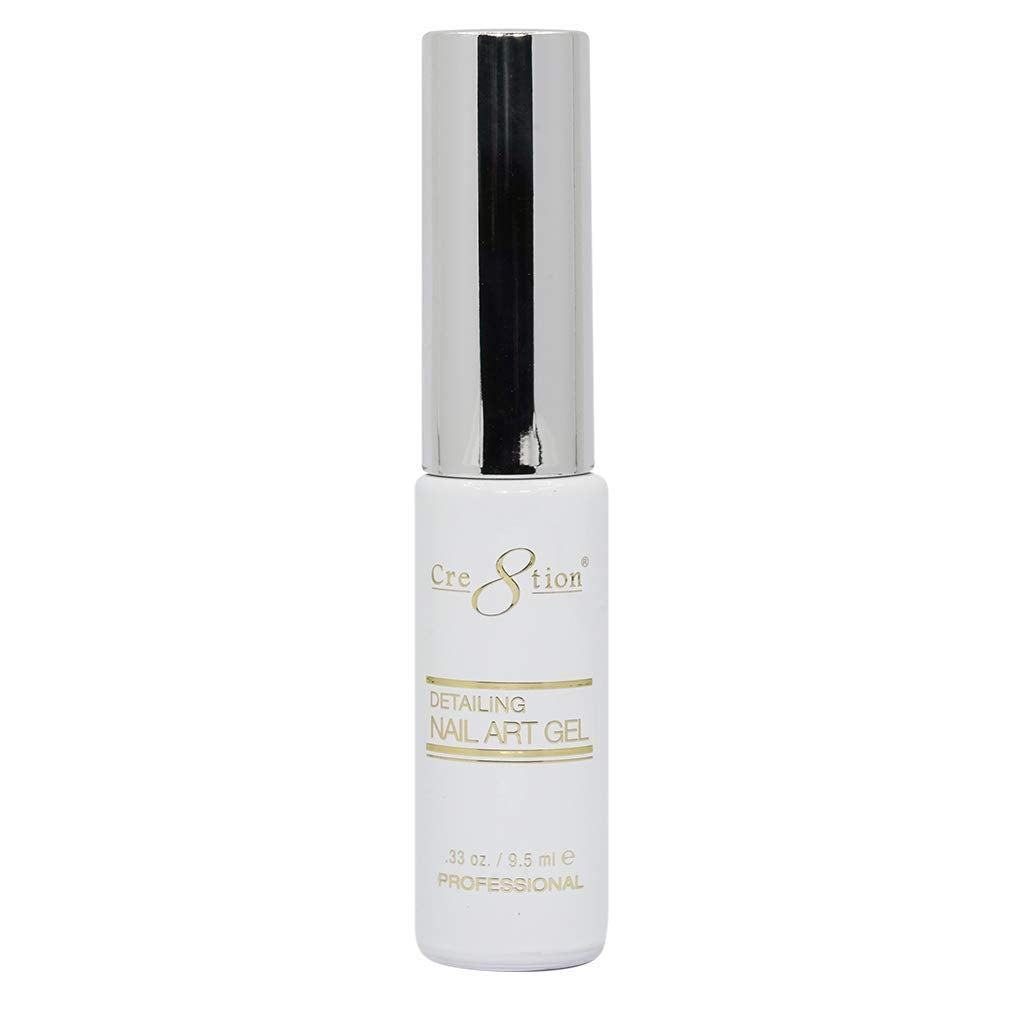 Cre8tion Detailing Nail Art Gel Striper (02 White) Beauty & Personal Care Cre8tion