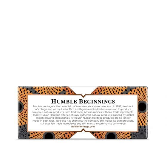 Nubian Heritage African Black Bar Soap with Oats and Aloe Vera,5 Ounce Beauty & Personal Care Nubian Heritage