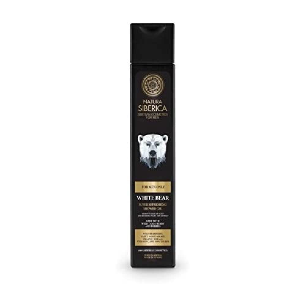 Natura Siberica For Men Only White Bear Shower Gel 250Ml Beauty & Personal Care Natura Siberica