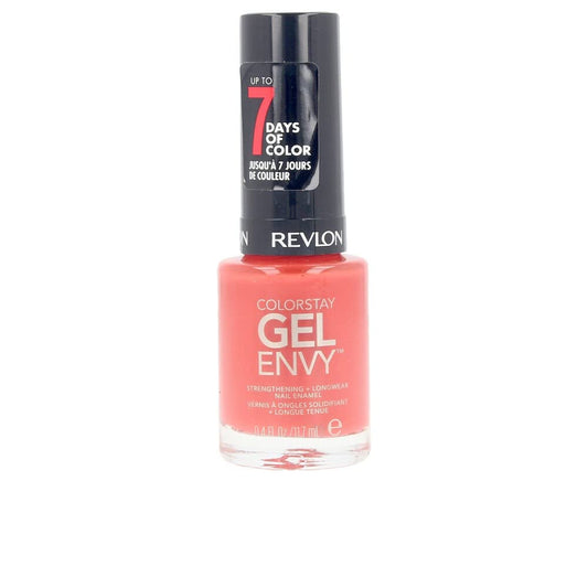 Revlon ColorStay Gel Envy Longwear Nail Polish, with Built-in Base Coat & Glossy Shine Finish, in Red/Coral, 630 Long Shot, 0.4 oz Beauty & Personal Care REVLON