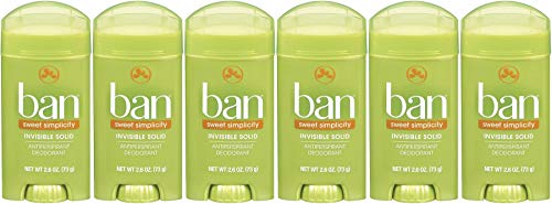 Ban Antiperspirant Deodorant, Invisible Solid, Sweet Simplicity, 2.6-Ounce Bottles (Pack of 6) Beauty and Personal Care Ban