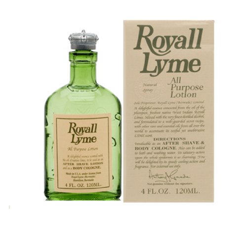 Royall Lyme Of Bermuda By Royall Fragrances For Men. All Purpose Lotion Spray 4.0 Oz Beauty & Personal Care ROYALL LYME