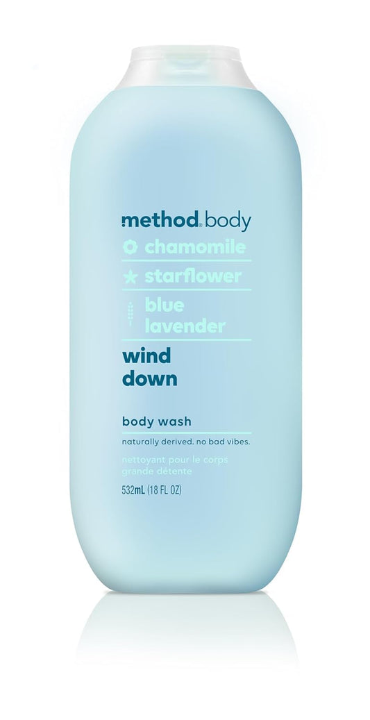 Method Body Wash, Wind Down, Paraben and Phthalate Free, 18 oz (Pack of 1) Beauty & Personal Care Method