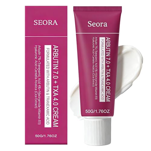 Korean Brightening Skincare Arbutin Cream, Moisturizer Hydrates, Evens Tone for Face Body and All Skin Types (1PCS) Beauty & Personal Care Seora Cream