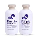 GiQir Beauty Purple Shampoo and Hair Mask Set, No More Yellow Hair Tone, Anti-Fading, 16.9 fl oz, 500mL, PH5.05.2 Beauty & Personal Care GiQir Beauty
