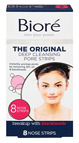 Biore Deep Cleansing Pore Strips 8 Count Nose (3 Pack) Beauty & Personal Care Bioré